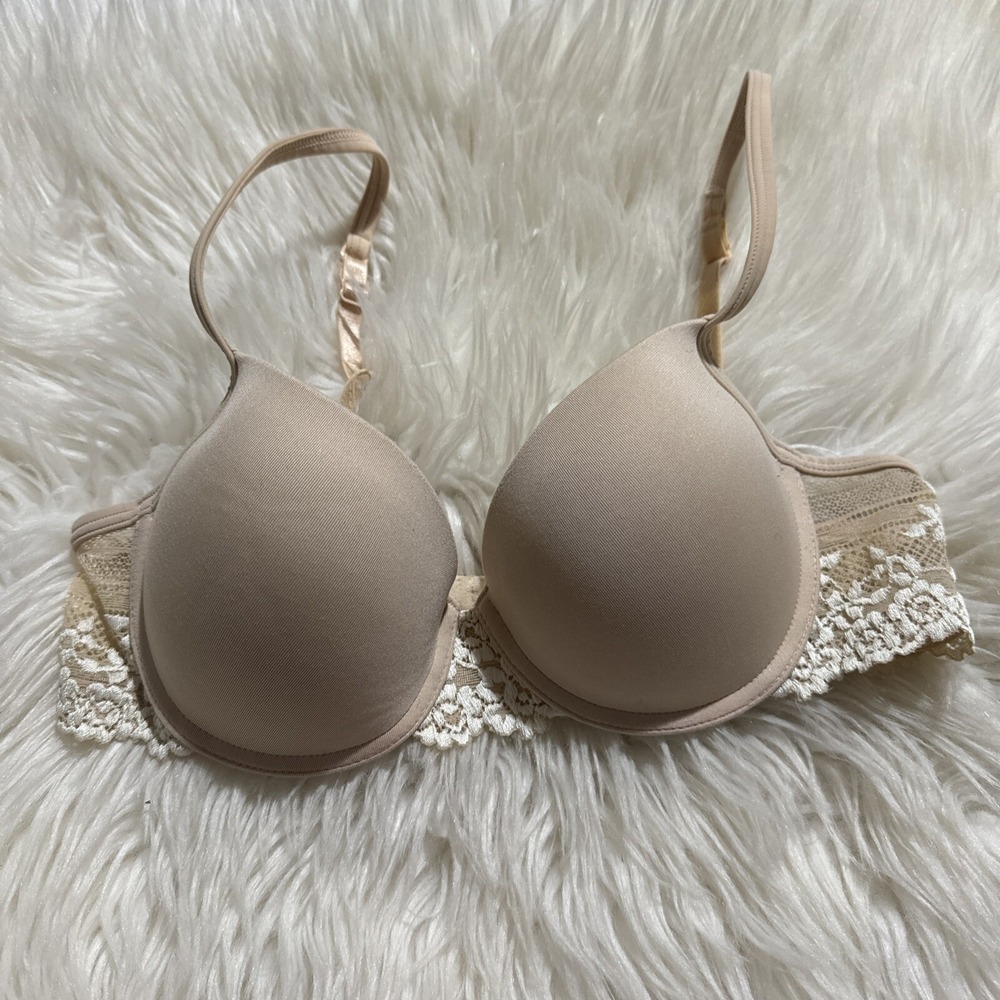 Wacoal Sexy Push Up Bra 32C Beige EUC